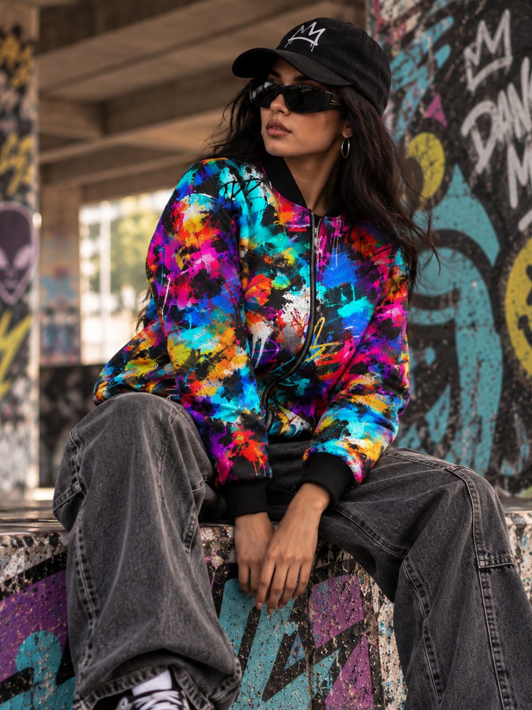 Vivid Flux Bomber Jacket