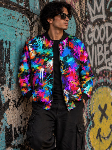 Vivid Flux Bomber Jacket