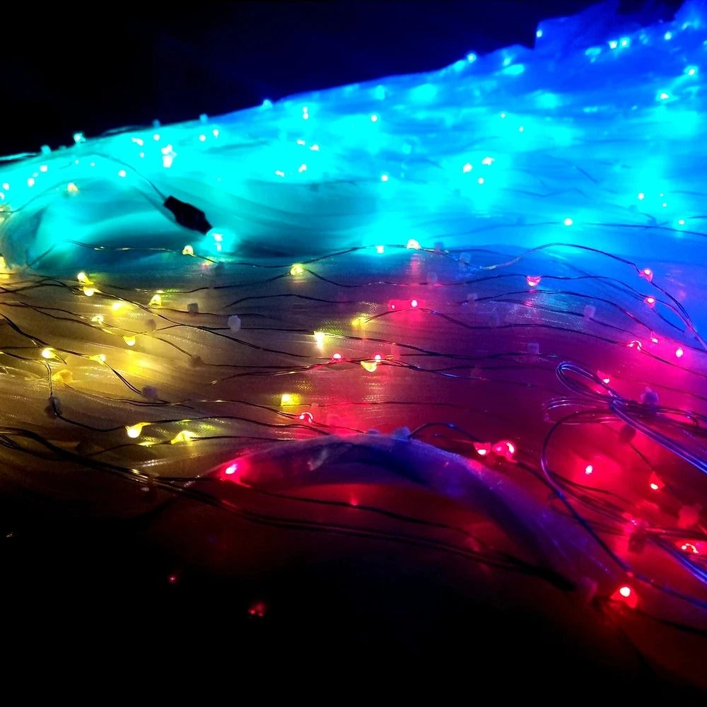 LED Glow Wings – 240 LED Light-Up Festival Cape