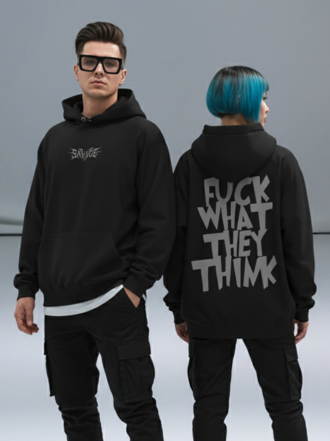 Zero F  Oversized Hoodie