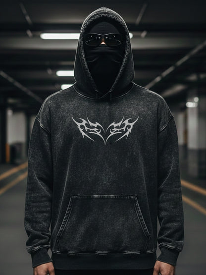 Dark Matter Acid-Wash Hoodie
