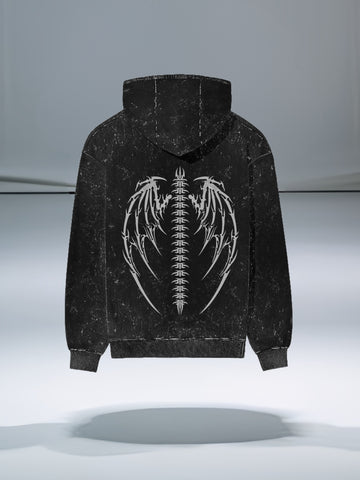 Spinewing Stone Wash Hoodie
