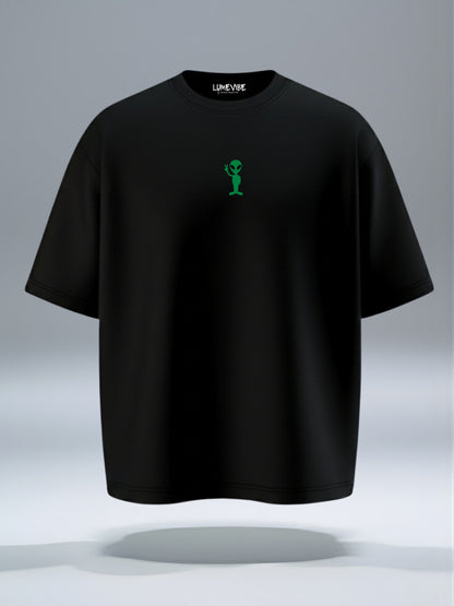 Velora Oversized T-Shirt – Space Chaos Graphic