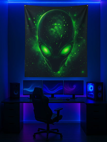 Galactic Visitor Tapestry
