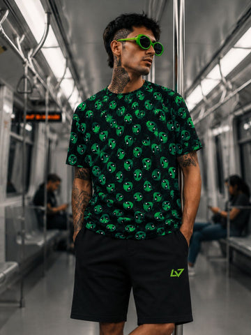 Alien Pulse All Over Print T-Shirt