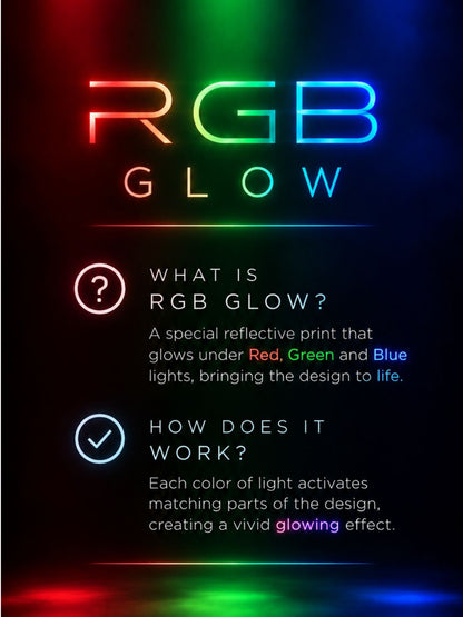 Prism Rift RGB Glow Effect Shorts