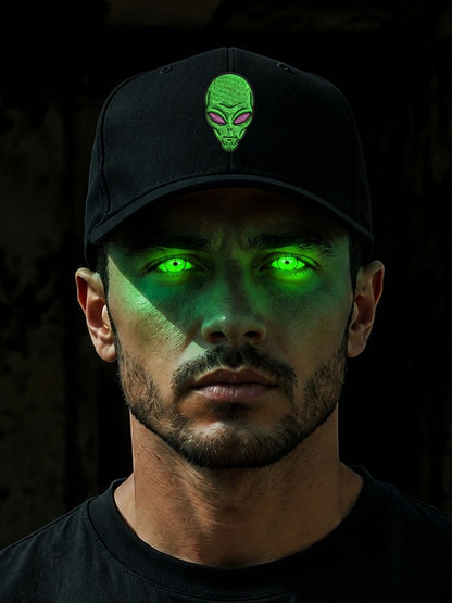 Alien Embroidered Ottoman Baseball Cap – Premium Unisex Streetwear Hat