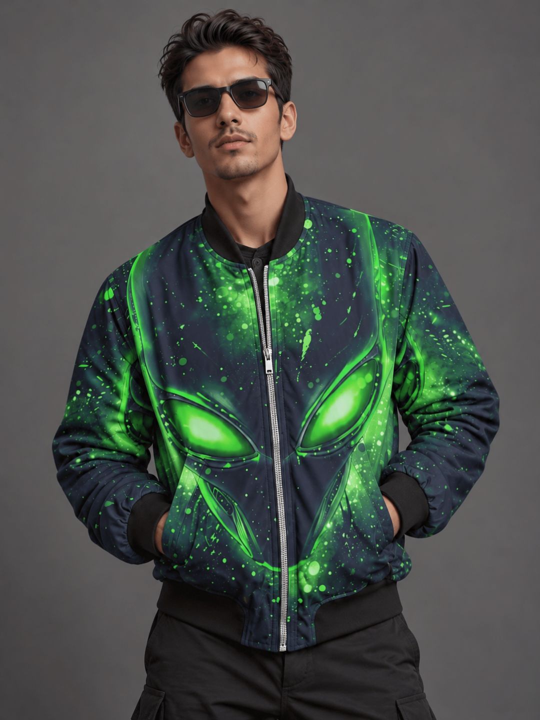 Xylo Alien Bomber Jacket - UNISEX