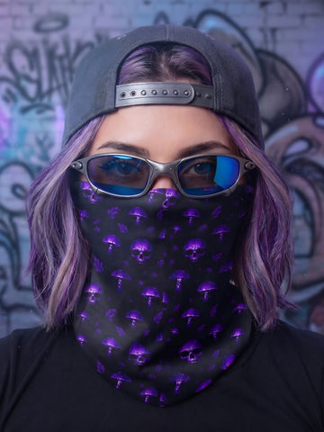 Skull & Shroom - Ultra-Soft Multipurpose Bandana