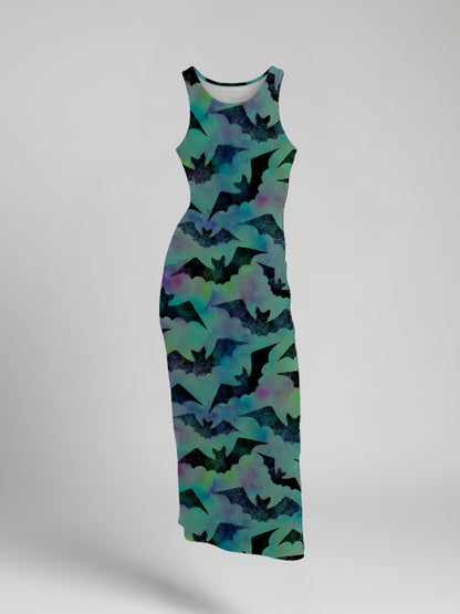Bat Sky Bodycon Dress