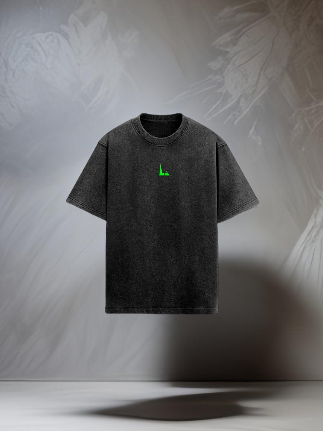Celestial Eclipse Acid Wash Oversized T-Shirt [unisex] - Lume vibe