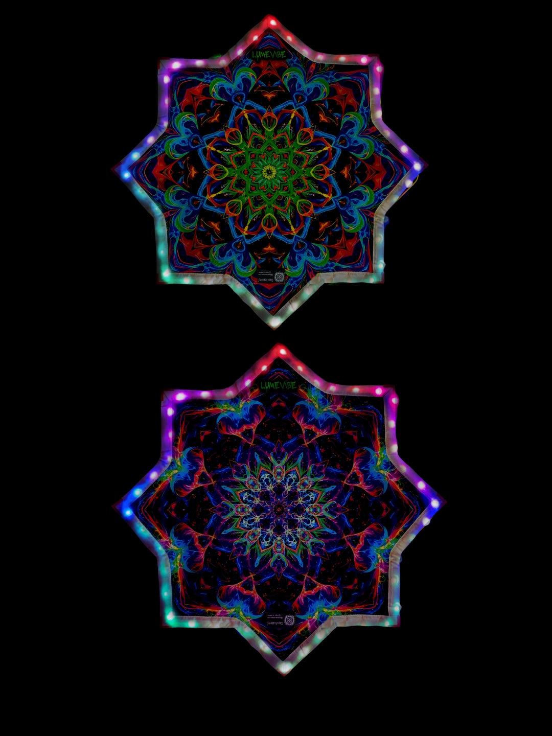 Cosmic Dual-Sided Dapo | UV Reactive & LED Options