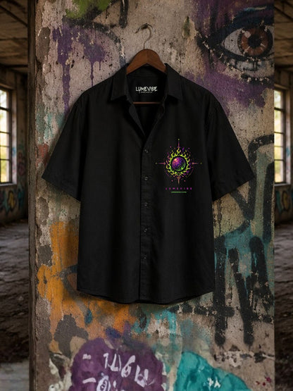 Cosmic Flame Oversized Shirt