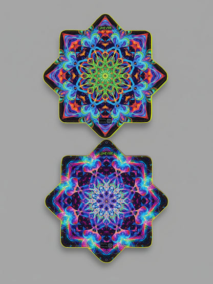 Cosmic Dual-Sided Dapo | UV Reactive & LED Options