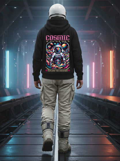 Cosmic Wonder: UV Glow Hoodie