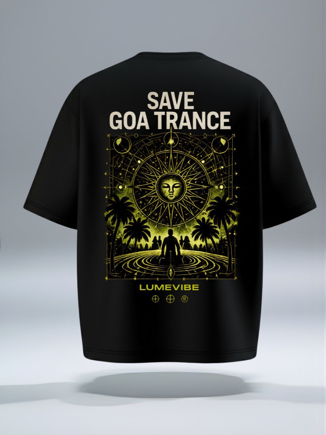 Save Goa Trance Terry Oversized Tee Drop 01