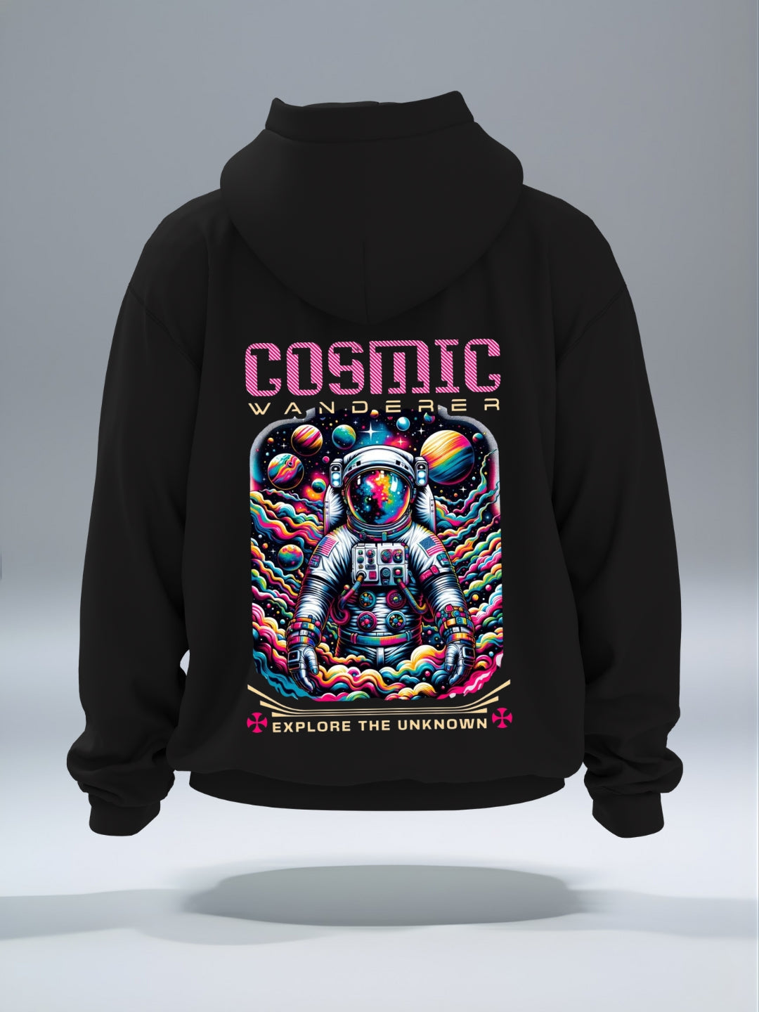 Cosmic Wonder: UV Glow Hoodie