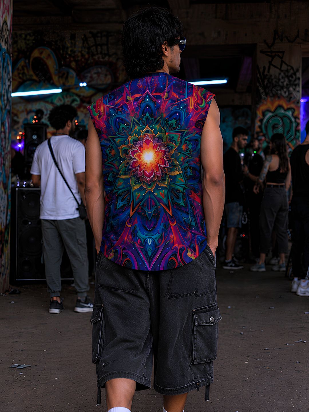 Aurora Mandala Sleeveless Tee