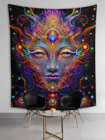 Celestial Mind Wall Tapestry – Premium Large Art