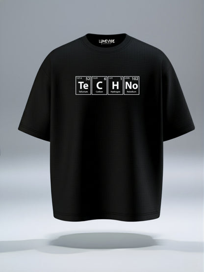 Elements of Techno Oversized Tee - Unisex