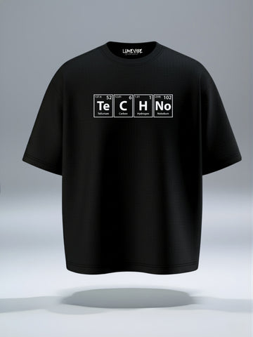 Elements of Techno Oversized Tee - Unisex