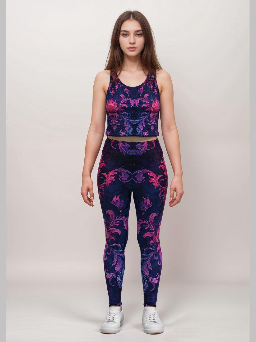 Enchanted Bloom High - Waist Leggings - Lume vibe