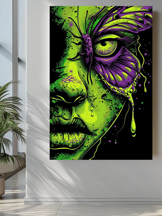 Enigmatic Butterfly Dream - Framed Canvas - Lume vibe