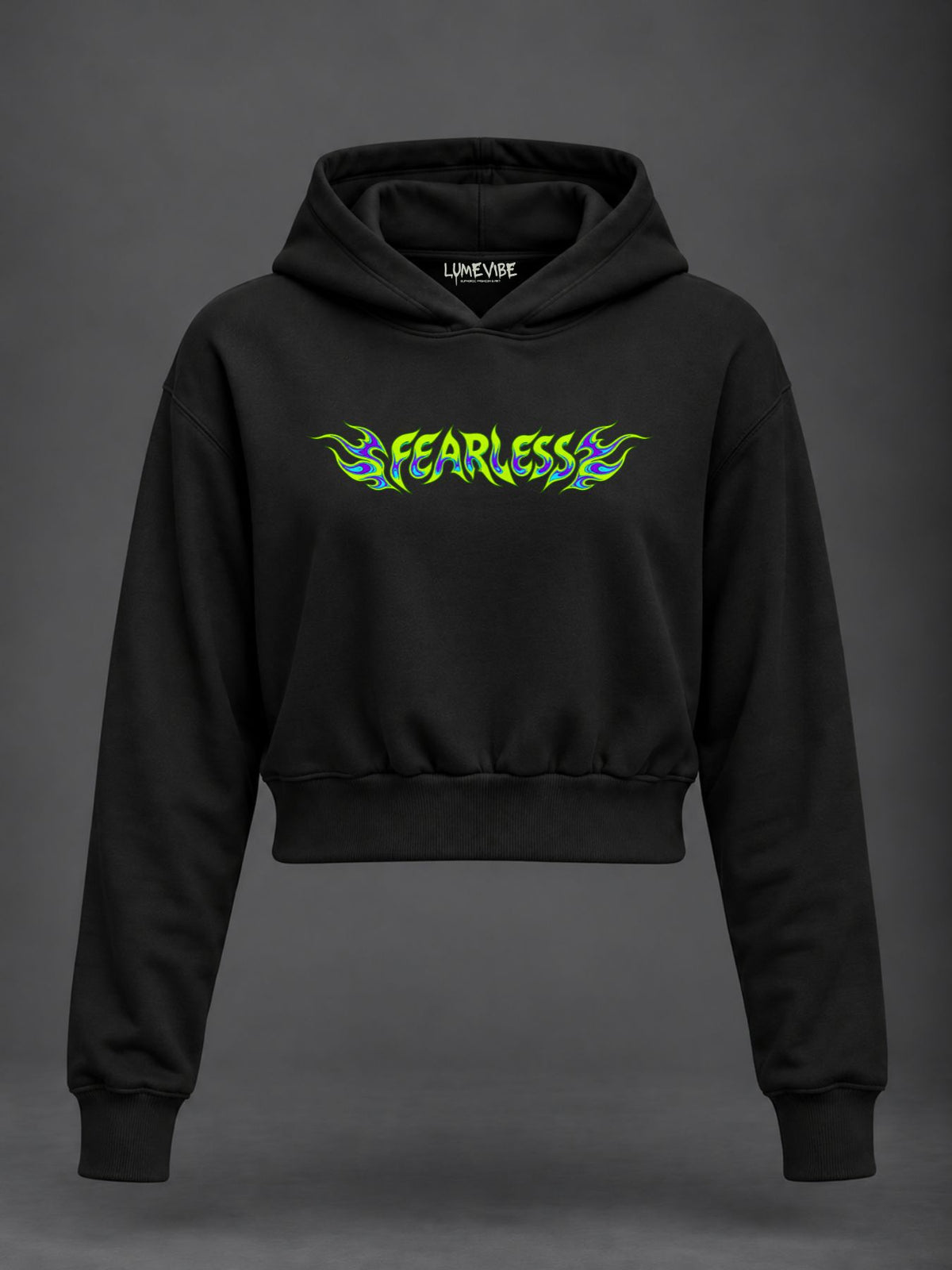 Fearless Blaze Crop Hoodie
