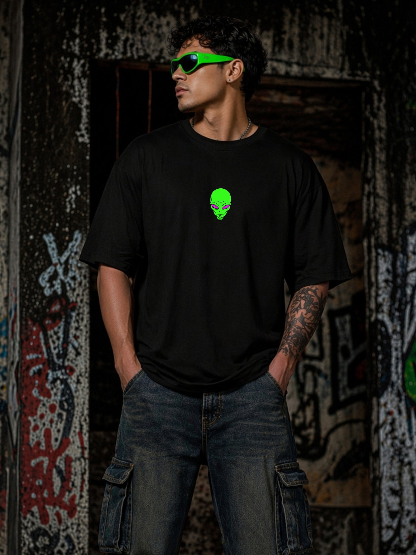 Galactic Bros Oversized T-Shirt – Premium Cotton Streetwear