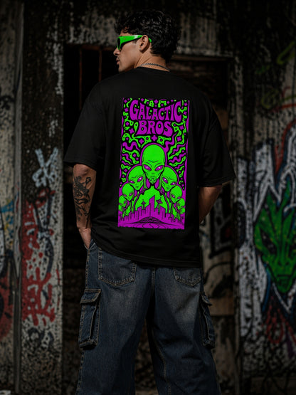 Galactic Bros Oversized T-Shirt – Premium Cotton Streetwear