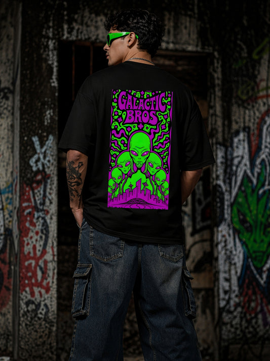 Galactic Bros Oversized T-Shirt – Premium Cotton Streetwear