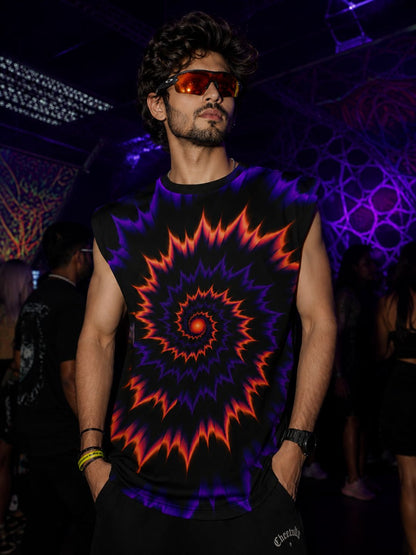 Galactic Spin Festival Sleeveless Tee
