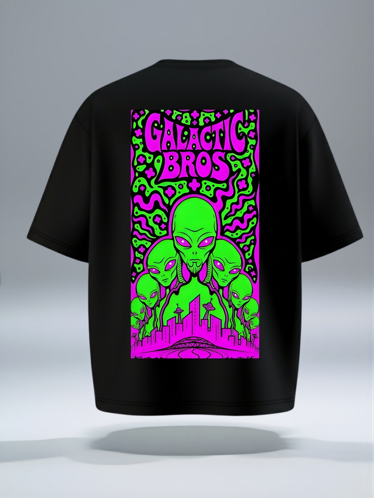 Galactic Bros Oversized T-Shirt – Premium Cotton Streetwear