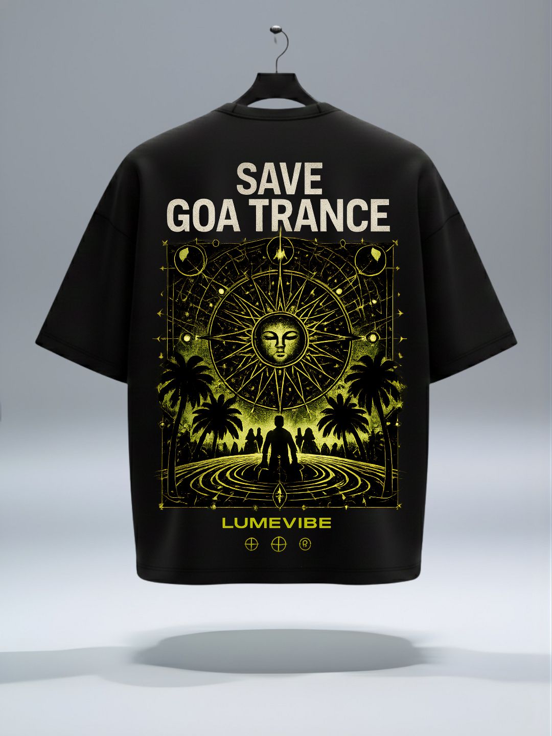 Save Goa Trance Terry Oversized Tee Drop 01