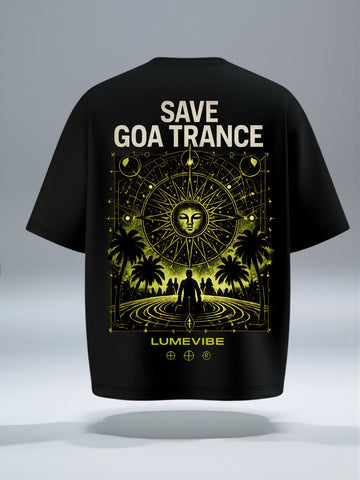 Save Goa Trance Terry Oversized Tee Drop 01