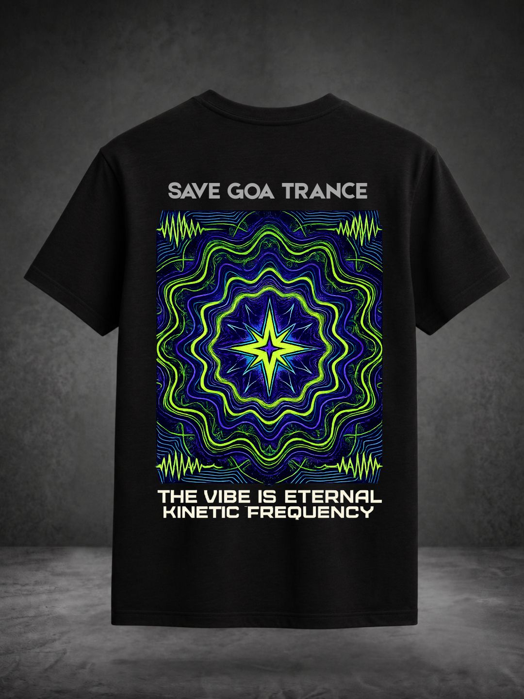 Save Goa Trance Graphic Cotton T-Shirt