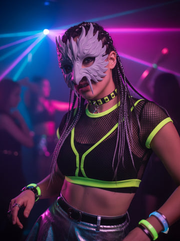 AERIS FANG – Sculpted Unisex 3D-Printed Mask