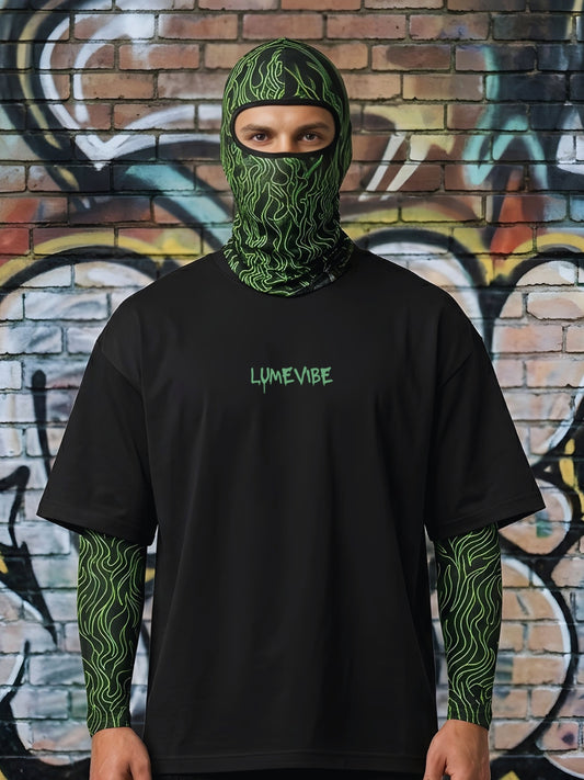 Neon Flame Balaclava Mask