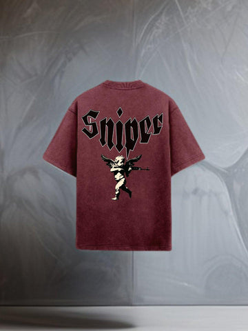 Guardian Marksman Acid Wash Tee [Oversized - Unisex] - Lume vibe