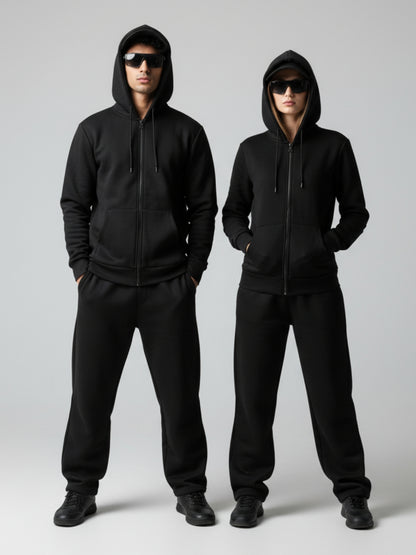 LUME Premium Solid Unisex Zip Hoodie