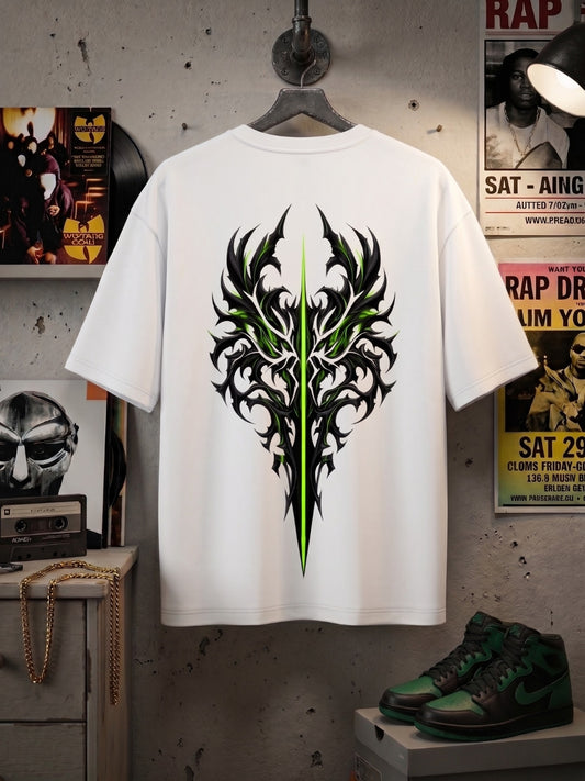 Cyber Spine Heavyweight Oversized T-Shirt
