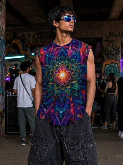 Aurora Mandala Sleeveless Tee