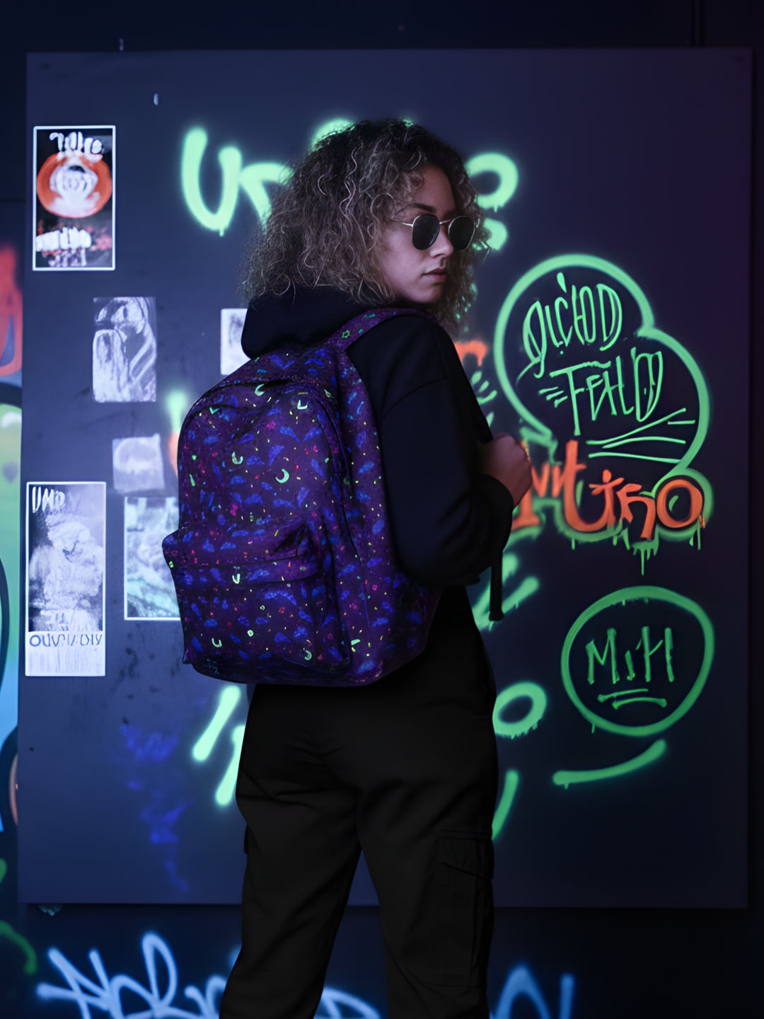 Midnight UV Glow Backpack