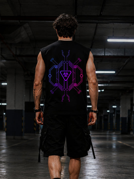 Neo Circuit Sleeveless Cotton Tee
