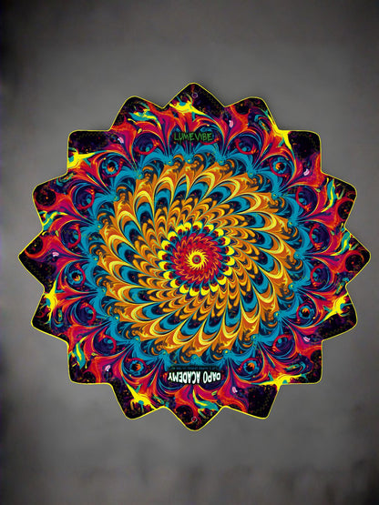 Solar Spiral | Dual-Sided UV Reactive 16-Corner Dapo