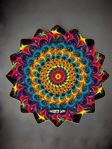 Solar Spiral | Dual-Sided UV Reactive 16-Corner Dapo