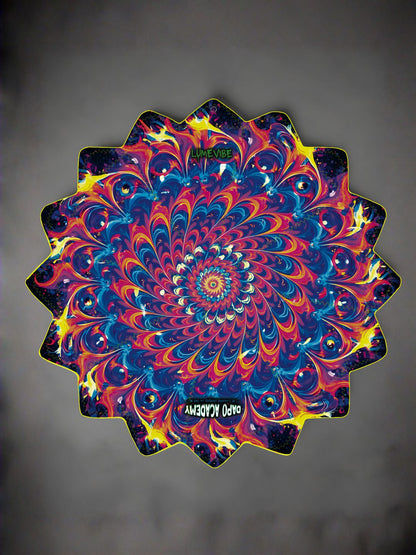 Solar Spiral | Dual-Sided UV Reactive 16-Corner Dapo