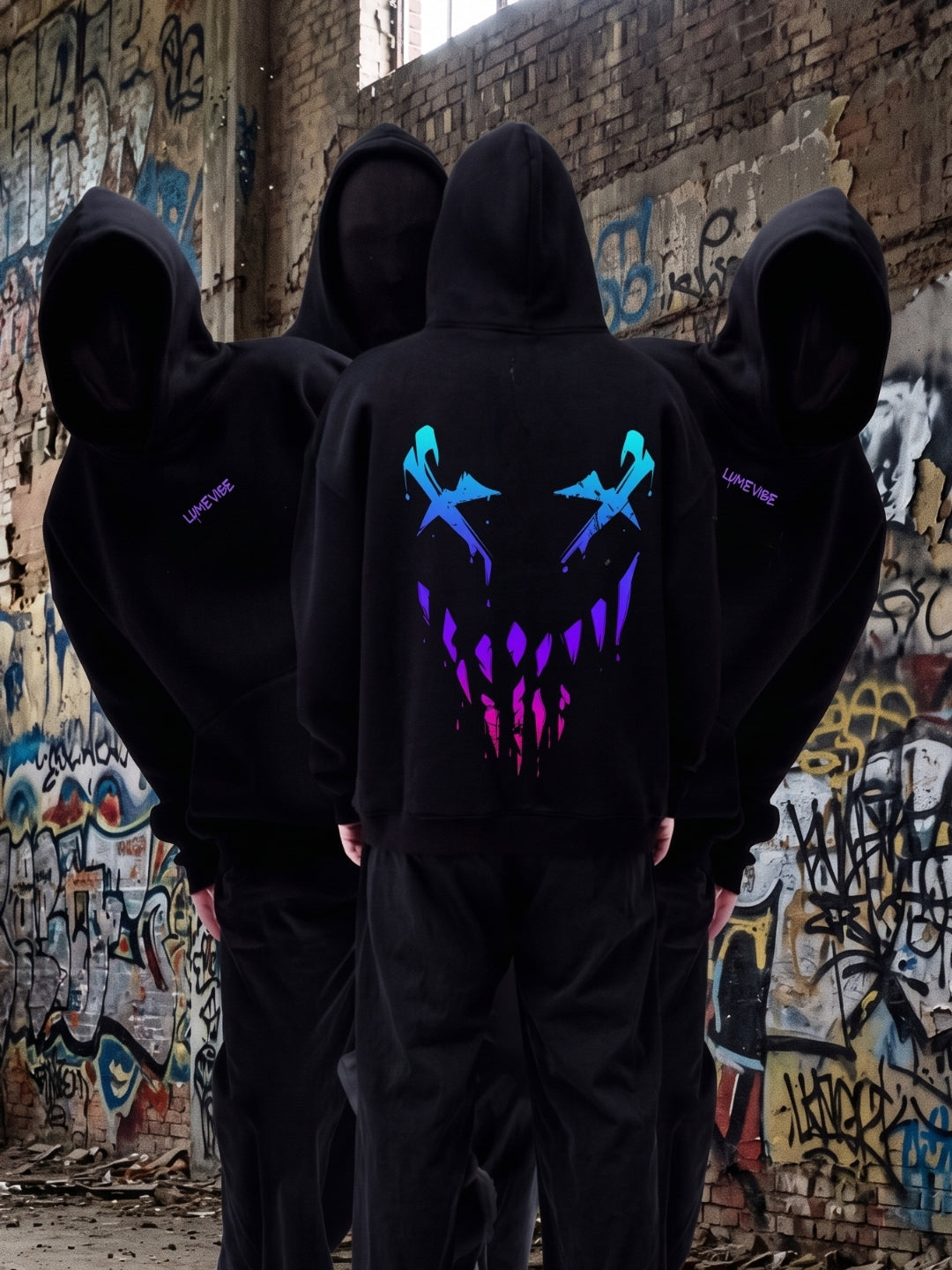 Neon Coder Oversized Hoodie