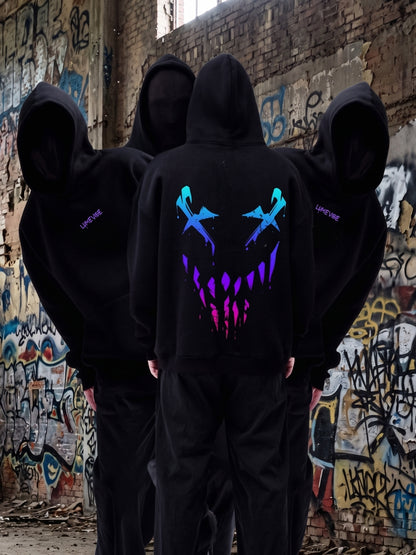 Neon Coder Oversized Hoodie