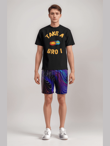Neon Waves Unisex Shorts
